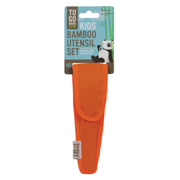 To Go Ware Bamboo Cutlery Sets - Kids & Adults