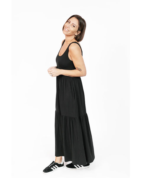 Smash + Tess Lake Dress in Midnight Black 🇨🇦