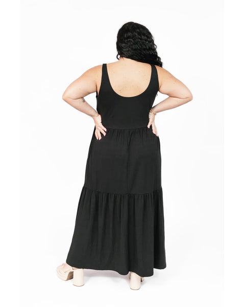 Smash + Tess Lake Dress in Midnight Black 🇨🇦