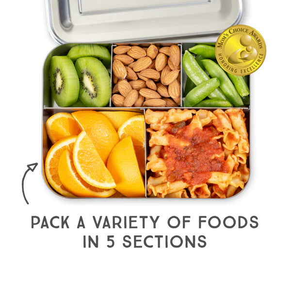 LunchBots Large Cinco Bento Box