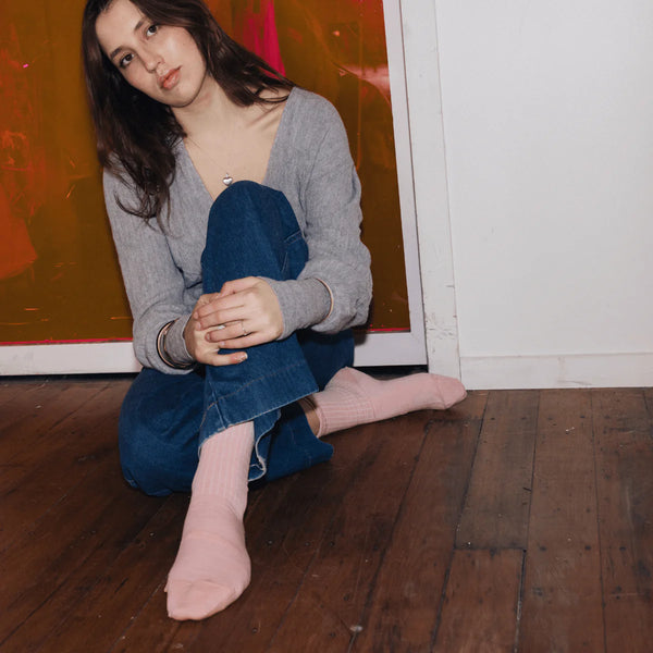 Lamington Merino Wool Crew Socks - Women