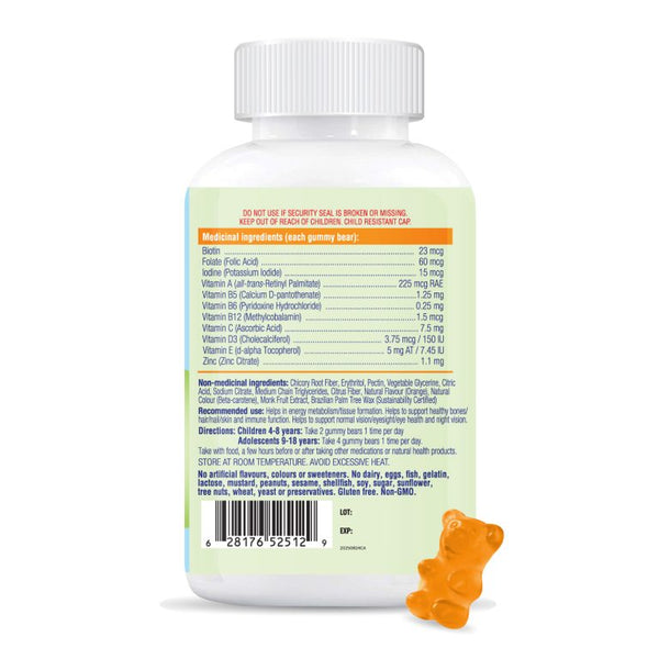 allKiDz Multi Vitamin (Vegetarian & Sugar-Free) Gummies  🇨🇦