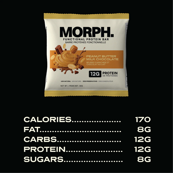 Morph Superfoods Protein Bars - Case of 12 🇨🇦