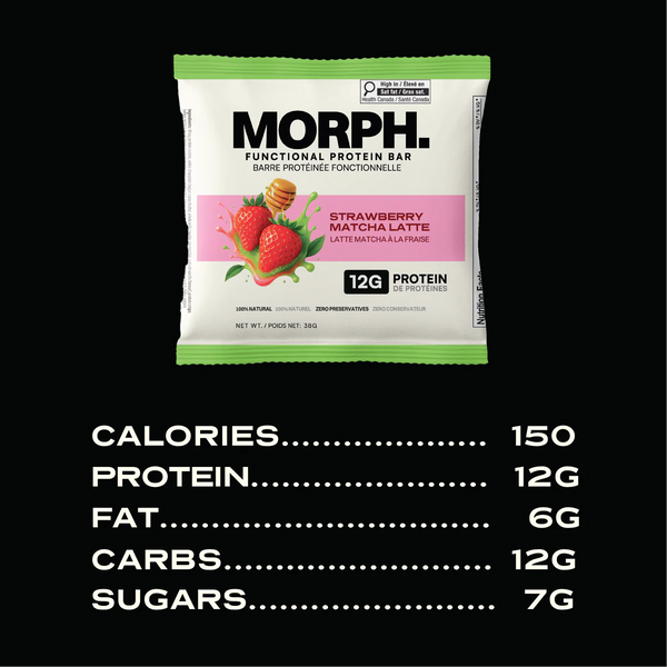 Morph Superfoods Protein Bars - Case of 12 🇨🇦