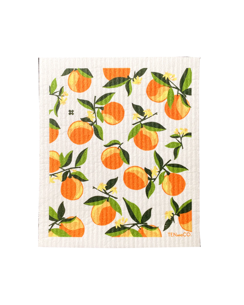 Ten and Co. Swedish Sponge Cloths - 5 Pack Winter Fruit