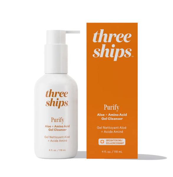 Three Ships Purify Aloe + Amino Acid Cleanser - BRIGHTENING 🇨🇦