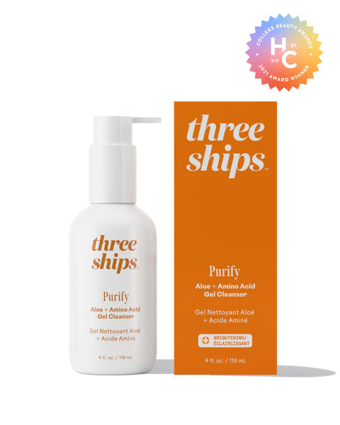 Three Ships Purify Aloe + Amino Acid Cleanser - BRIGHTENING 🇨🇦