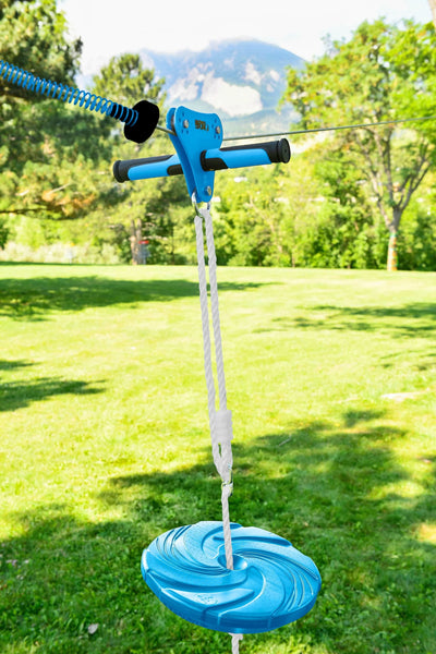 Slackers 70' Hawk Backyard Zipline Kit with Spring Brake