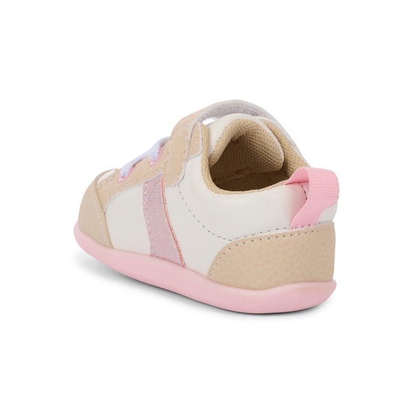 See Kai Run Connor Mini Leather First Walker Sneakers