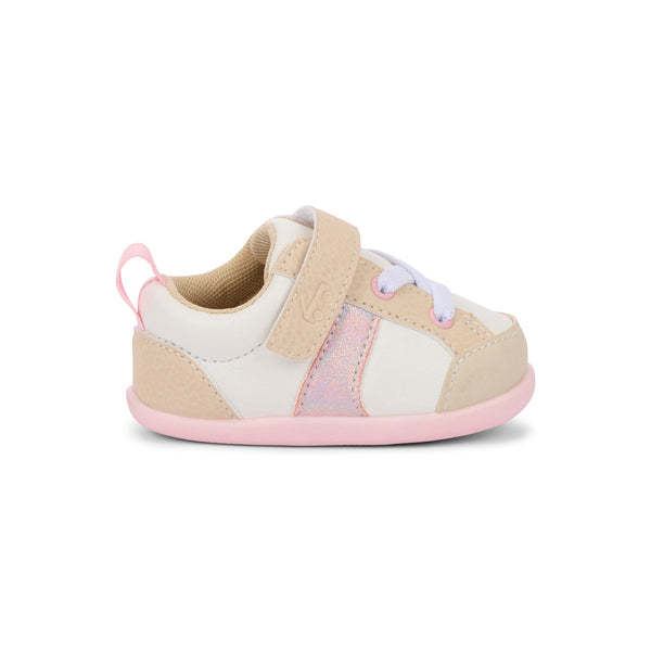 See Kai Run Connor Mini Leather First Walker Sneakers