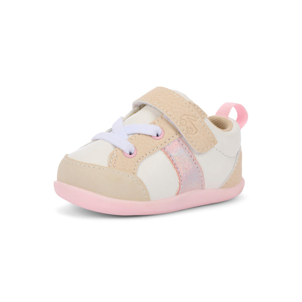 See Kai Run Connor Mini Leather First Walker Sneakers