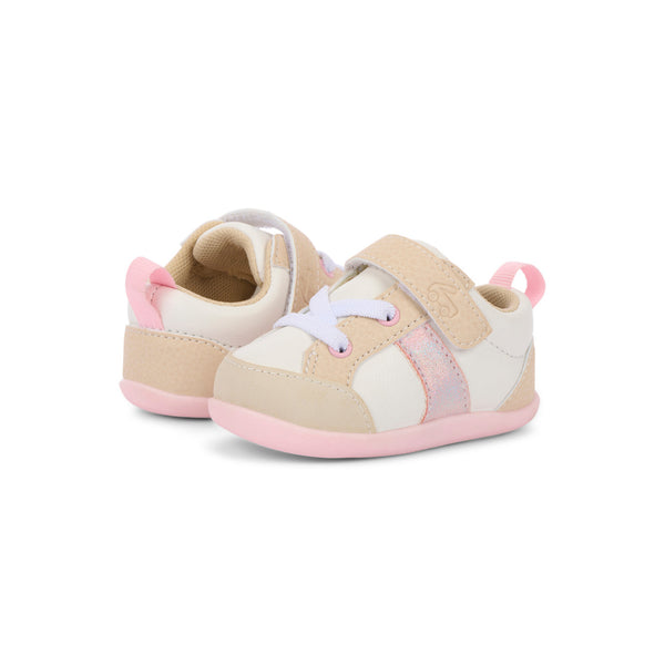See Kai Run Connor Mini Leather First Walker Sneakers