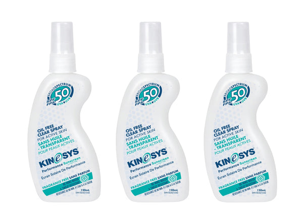 Kinesys SPF 50 Fragrance Free Spray Sunscreen (3-Pack) 🇨🇦