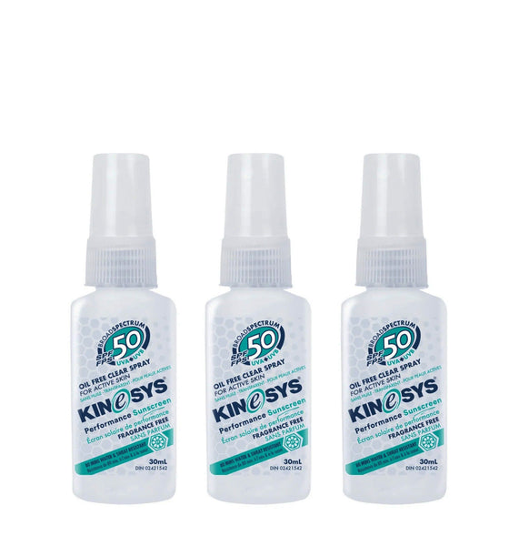 Kinesys SPF 50 Fragrance Free Travel-Size Spray Sunscreen (3-Pack) 🇨🇦