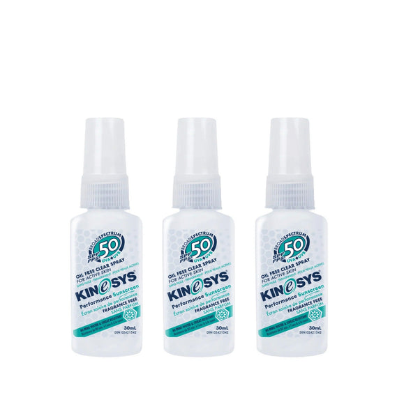 Kinesys SPF 50 Fragrance Free Travel-Size Spray Sunscreen (3-Pack) 🇨🇦