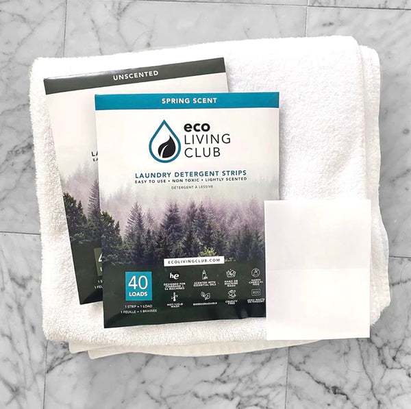 Eco Living Club Laundry Detergent Strips - Bulk Pack 500 Loads