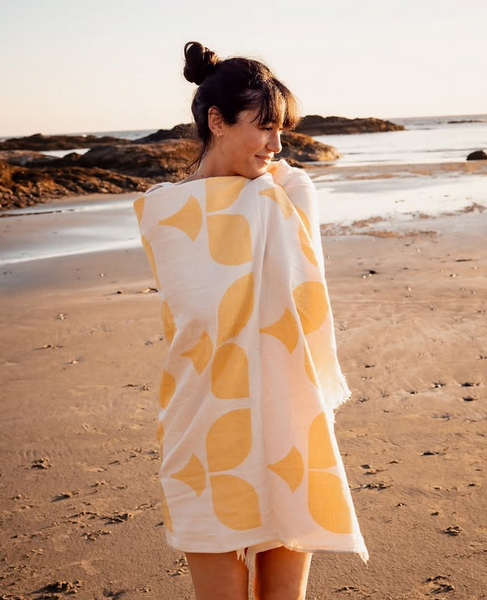 Tofino Towel Co. - The Dane Beach Towel - Lemon