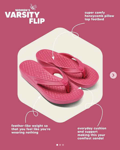 Joybees Women's Varsity Flip