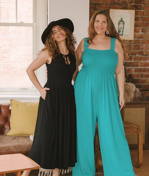 Smash + Tess Charlotte Smocked Midi-Dress