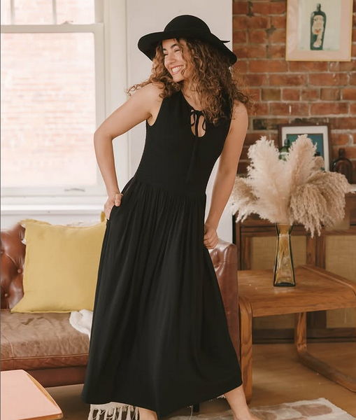 Smash + Tess Charlotte Smocked Midi-Dress