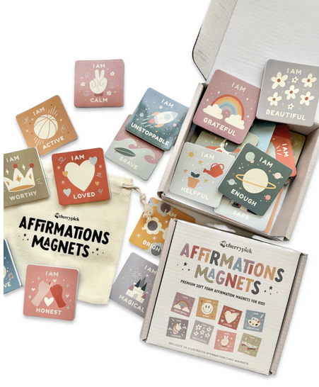 Magic Playwall Soft Foam Affirmations Magnets - 24pc Set 🇨🇦