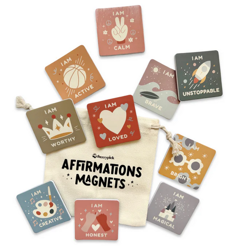 Magic Playwall Soft Foam Affirmations Magnets - 24pc Set 🇨🇦
