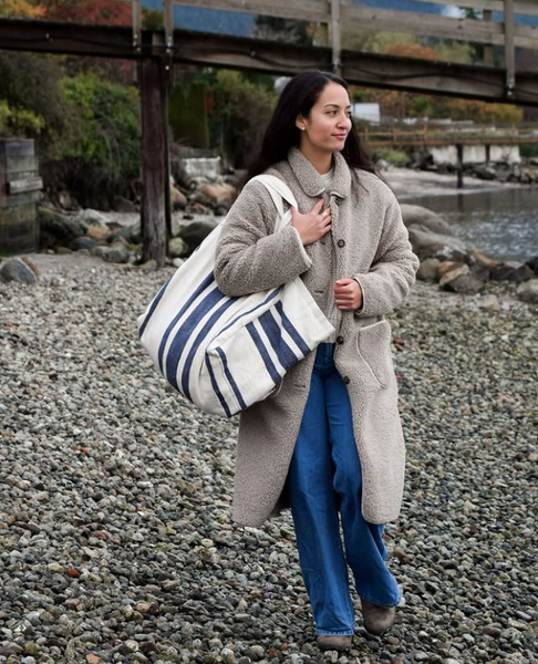Tofino Towel - The Rey Oversized Stonewashed Tote Bag  🇨🇦