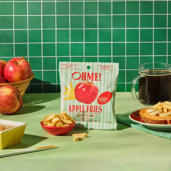 OHME Freeze Dried Fruit Snack Size - Carton of 8 🇨🇦