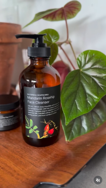 Saltspring Soapworks Mandarin Rosehip Face Cleanser  🇨🇦