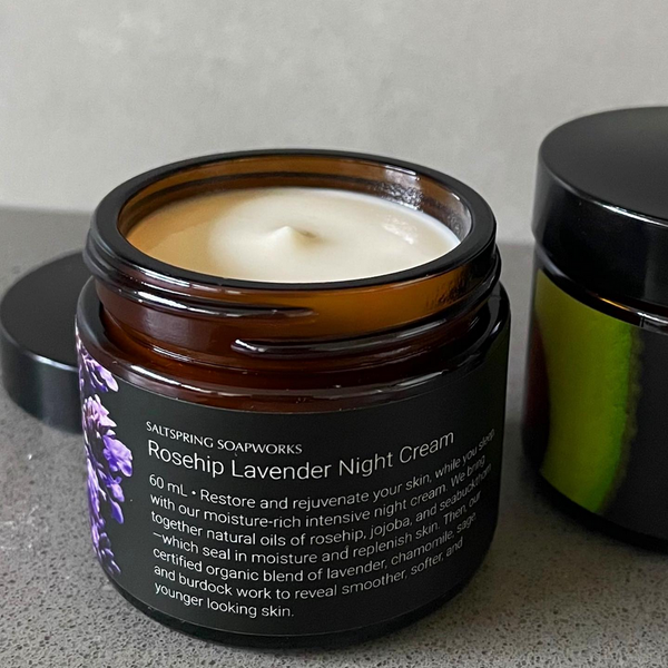 Saltspring Soapworks Rosehip Lavender Night Cream  🇨🇦