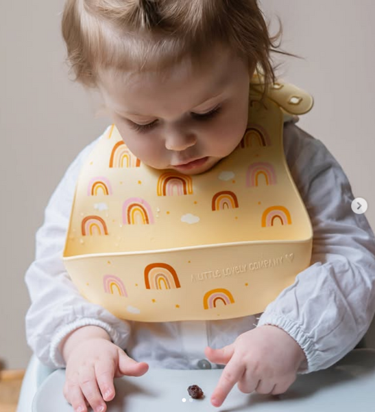 A Little Lovely Company - Set of 2 Silicone Bibs