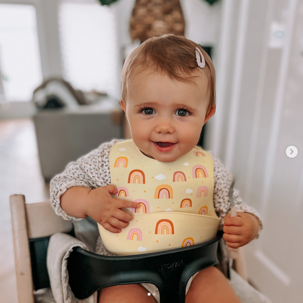 A Little Lovely Company - Set of 2 Silicone Bibs