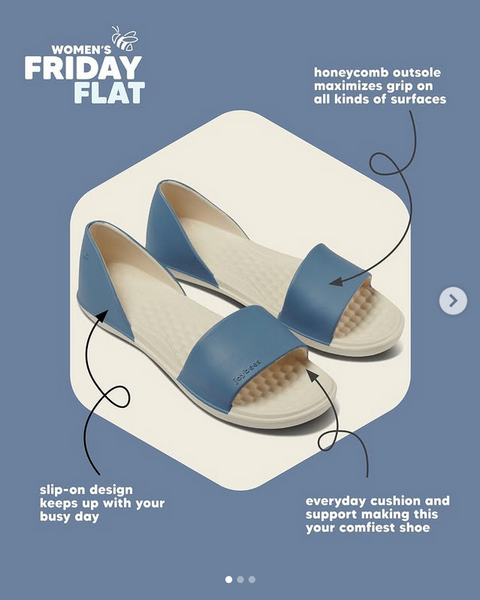 Joybees Women's Friday Flat