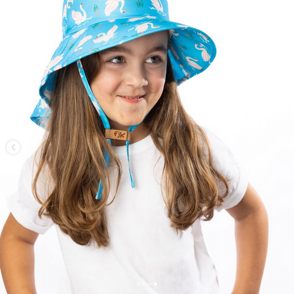 Flapjack Kids Sun Hat with Neck Cape