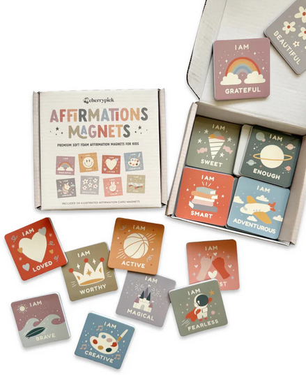 Magic Playwall Soft Foam Affirmations Magnets - 24pc Set 🇨🇦
