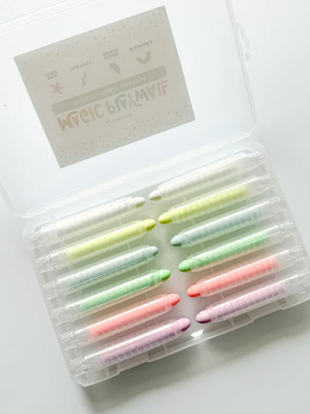 Magic Playwall Dustless Chalk Crayons - 12pc Set 🇨🇦