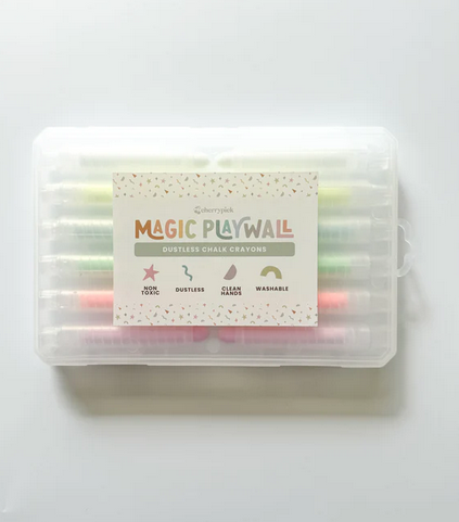 Magic Playwall Dustless Chalk Crayons - 12pc Set 🇨🇦