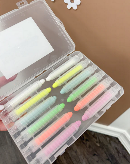 Magic Playwall Dustless Chalk Crayons - 12pc Set 🇨🇦