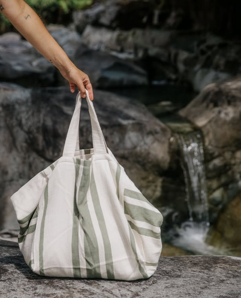 Tofino Towel - The Rey Oversized Stonewashed Tote Bag  🇨🇦