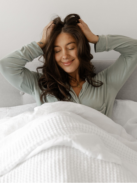 Tofino Towel - The Breeze Luxe Waffle Turkish Cotton Bed Cover  🇨🇦