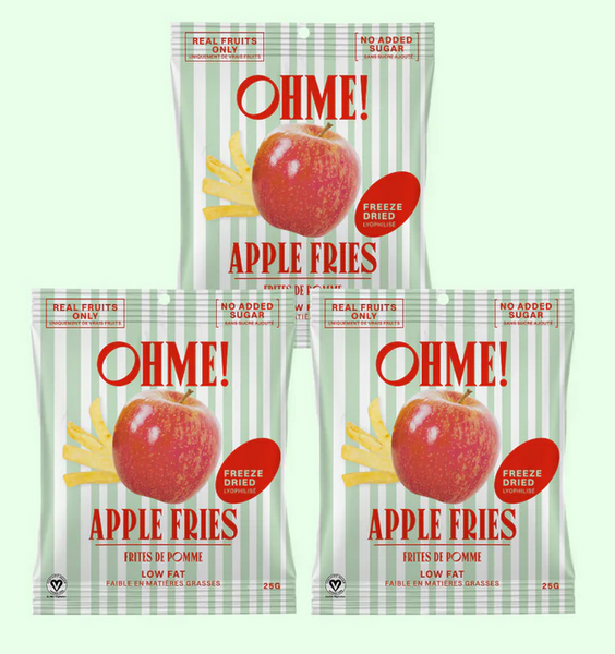 OHME Freeze Dried Fruit Snack Size - Carton of 8 🇨🇦