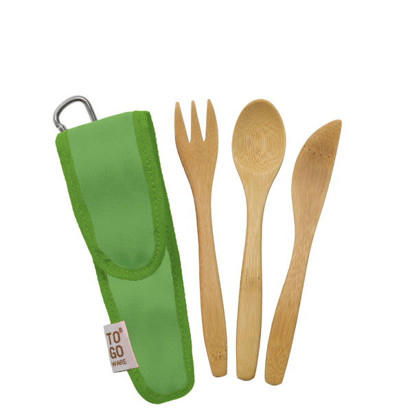 To Go Ware Bamboo Cutlery Sets - Kids & Adults