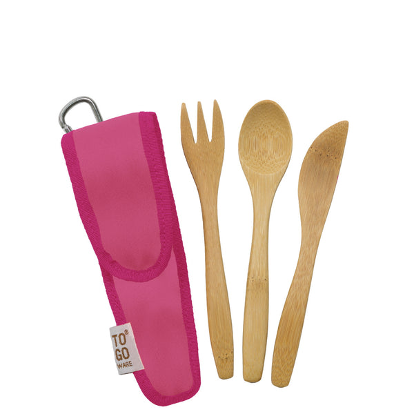 To Go Ware Bamboo Cutlery Sets - Kids & Adults