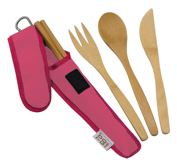 To Go Ware Bamboo Cutlery Sets - Kids & Adults