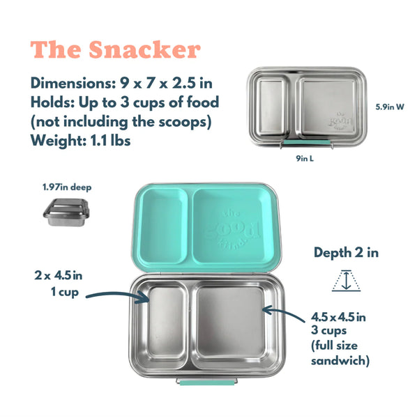 The Good Kiind - The Snacker Leak-Resistant Bento Box + Snack Containers