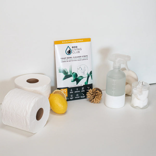 Eco Living Club Toilet Bowl Cleaner Strips - Bulk Pack (750+ Cleans)