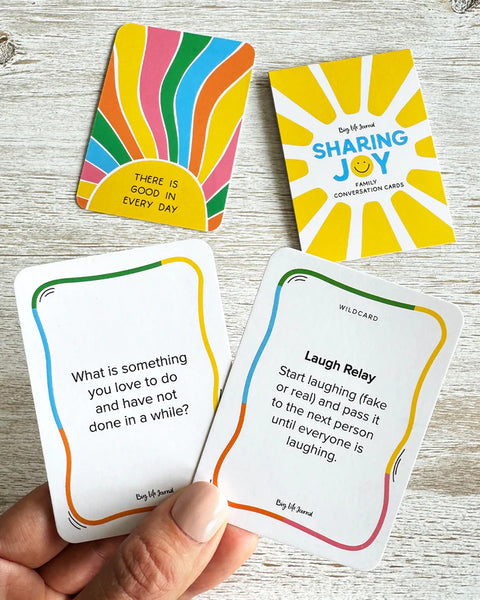 Big Life Journal - Sharing Joy Conversation Cards