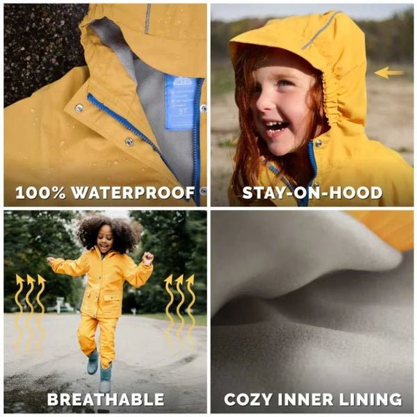 Jan & Jul Cozy-Dry Rain Jacket