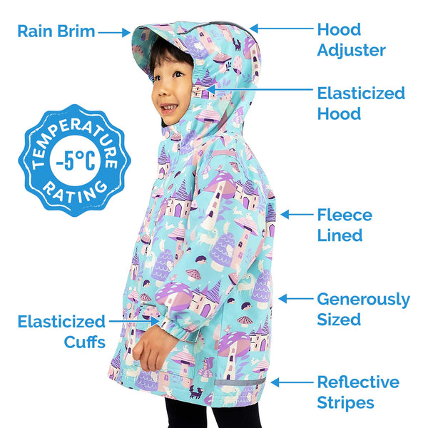 Jan & Jul Cozy-Dry Rain Jacket