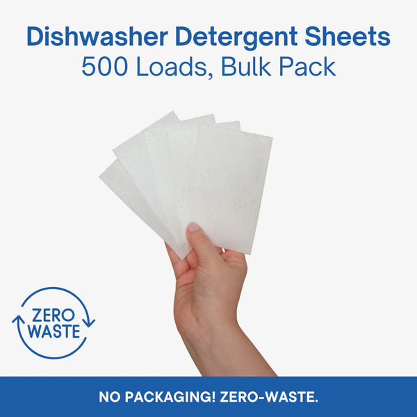 Eco Living Club Dish Washer Detergent Strips - Bulk Pack (500+ Loads)
